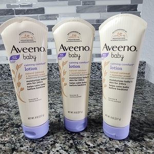 3x Aveeno Baby Calming Comfort Moisturizing Body Lotion, 8 fl. Oz